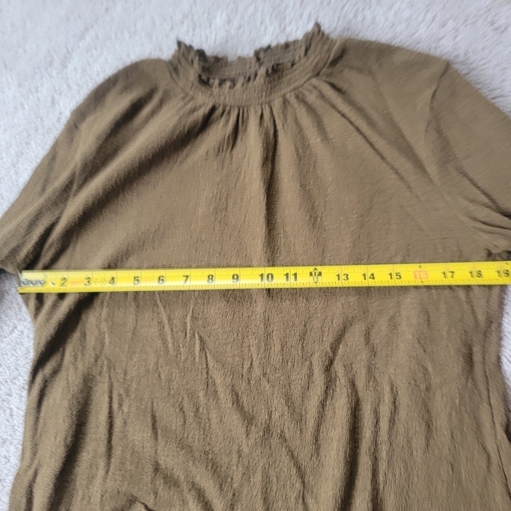 Madewell Texture & Thread Ruffled Mockneck Top - Picture 5 of 11